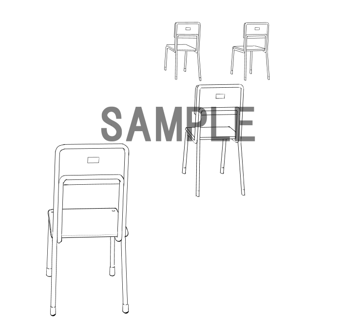 素材2(椅子2)サンプル