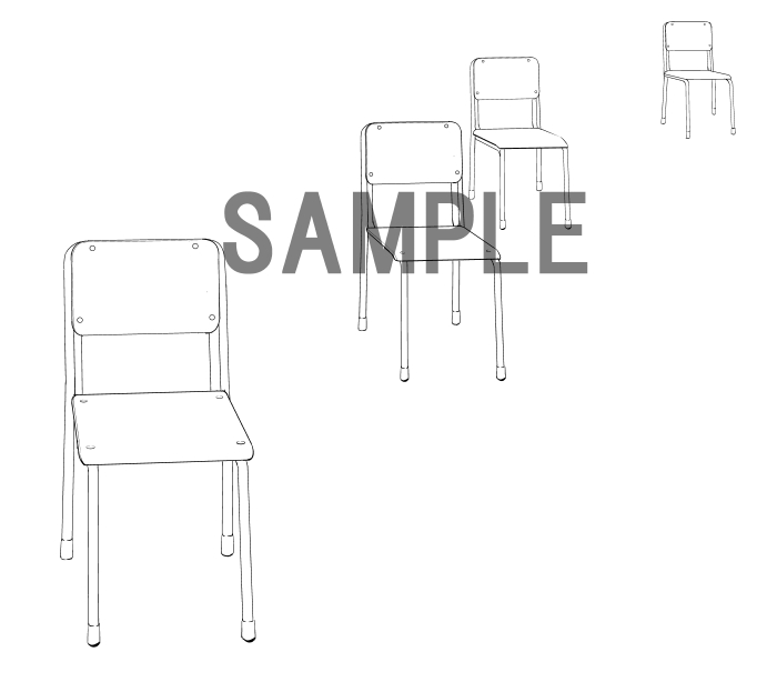 素材2(椅子)サンプル